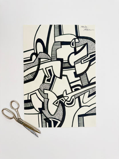 Monochromatic Original Artwork No.237 - ARTHUR ALLAN WILSON, Scottish | 1944-2024