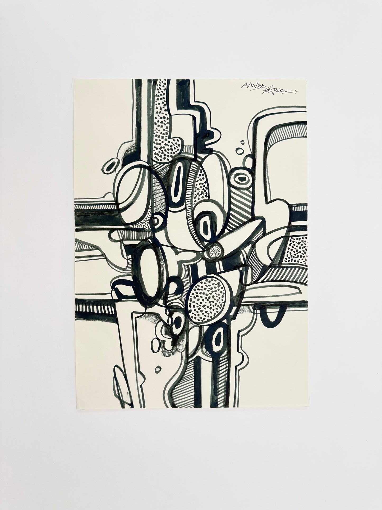 Monochromatic Original Artwork No.239 - ARTHUR ALLAN WILSON, Scottish | 1944-2024