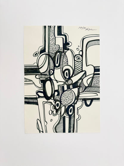 Monochromatic Original Artwork No.239 - ARTHUR ALLAN WILSON, Scottish | 1944-2024