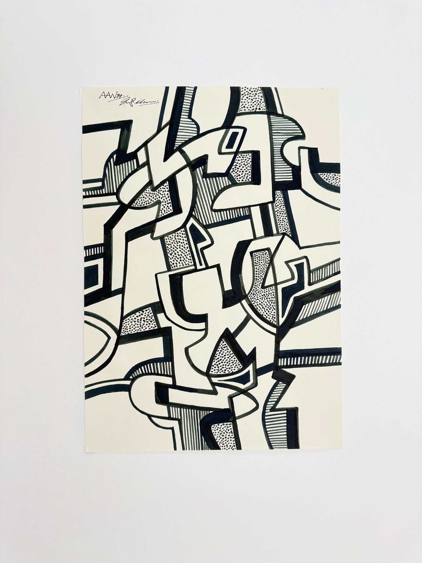 Monochromatic Original Artwork No.244 - ARTHUR ALLAN WILSON, Scottish | 1944-2024