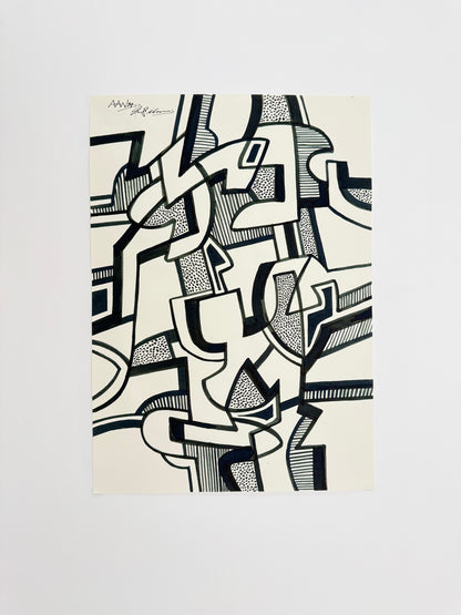 Monochromatic Original Artwork No.244 - ARTHUR ALLAN WILSON, Scottish | 1944-2024