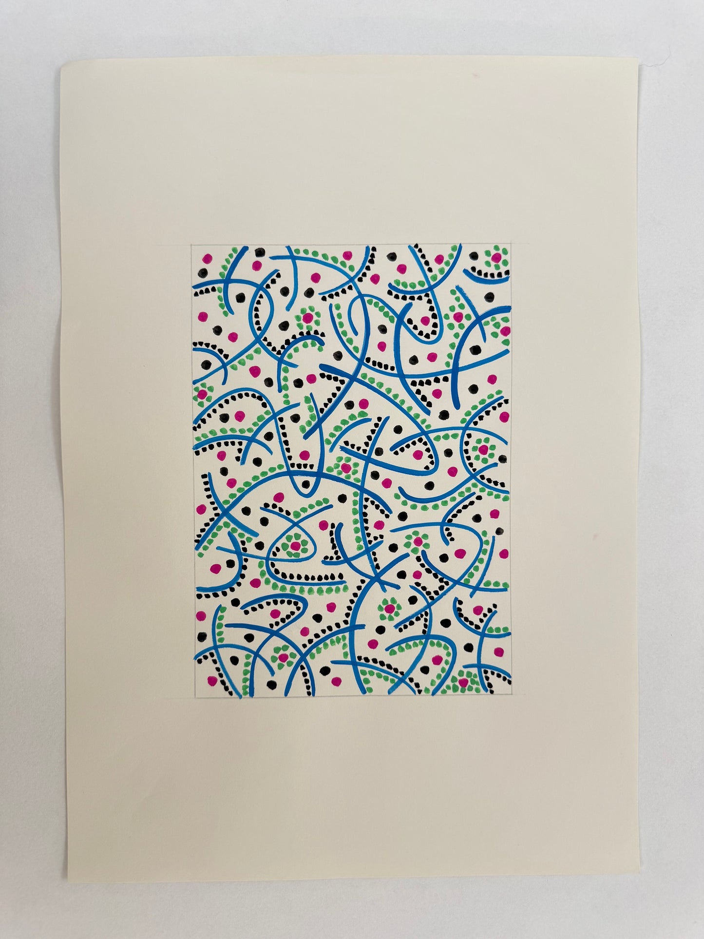 Pointillist Ink on Paper Original Artwork No.20 - ARTHUR ALLAN WILSON, Scottish | 1944-2024