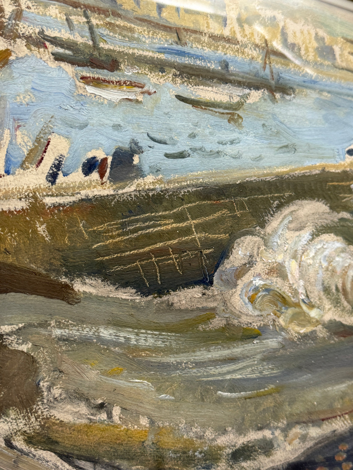 David Macbeth Sutherland RSA (1883–1973) | The Breakwater, Stonehaven | Original Scottish Oil