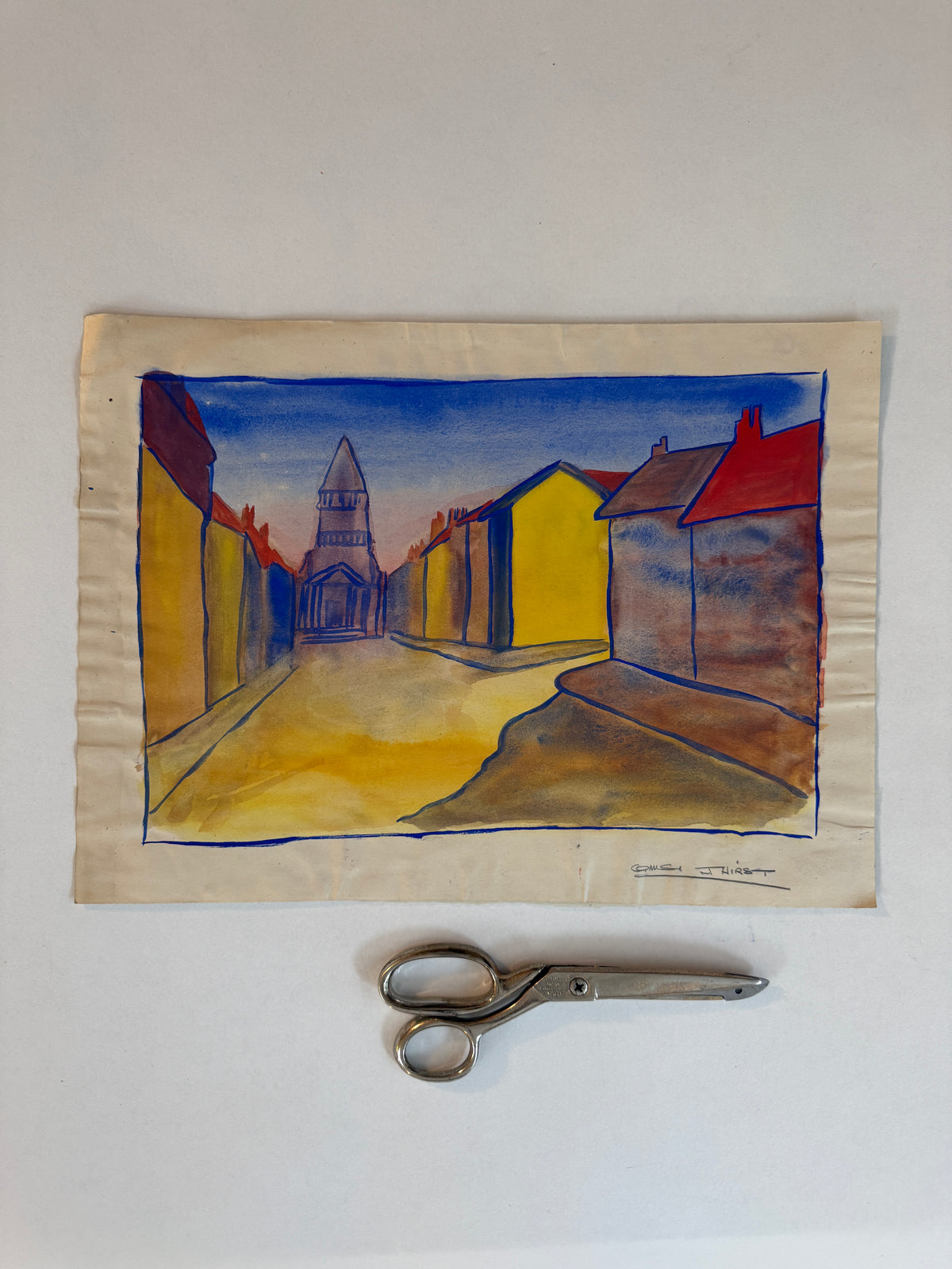 WW2 Art, Class taught by RENDELL WELLS, Scottish | 1911-1997 - J. Hirst