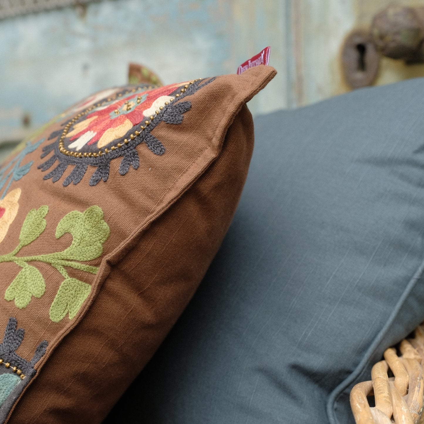 Embroidered Suzani Cushion