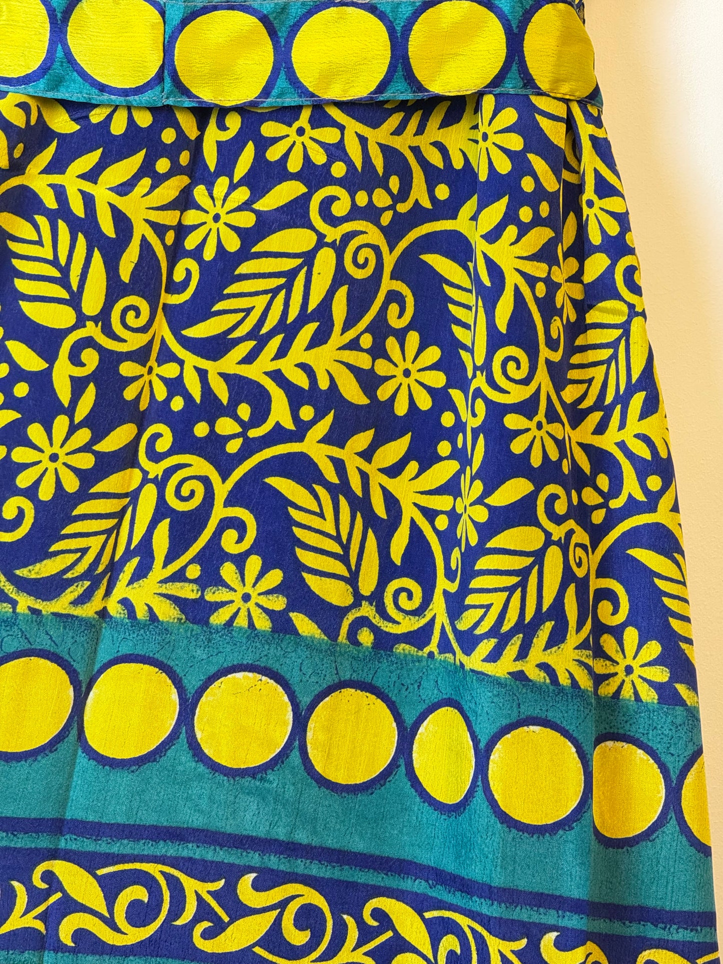 Vintage Saree Silk Kimono / Duster - Long