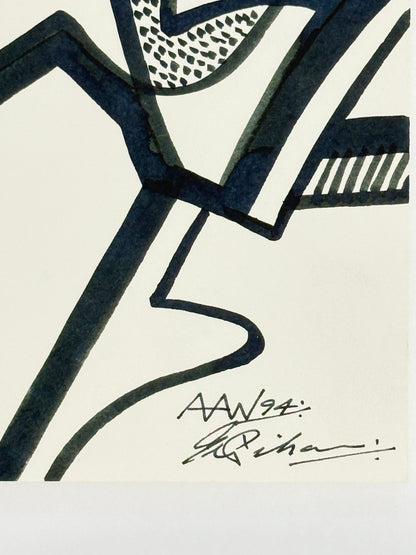 Monochromatic Original Artwork No.243 - ARTHUR ALLAN WILSON, Scottish | 1944-2024