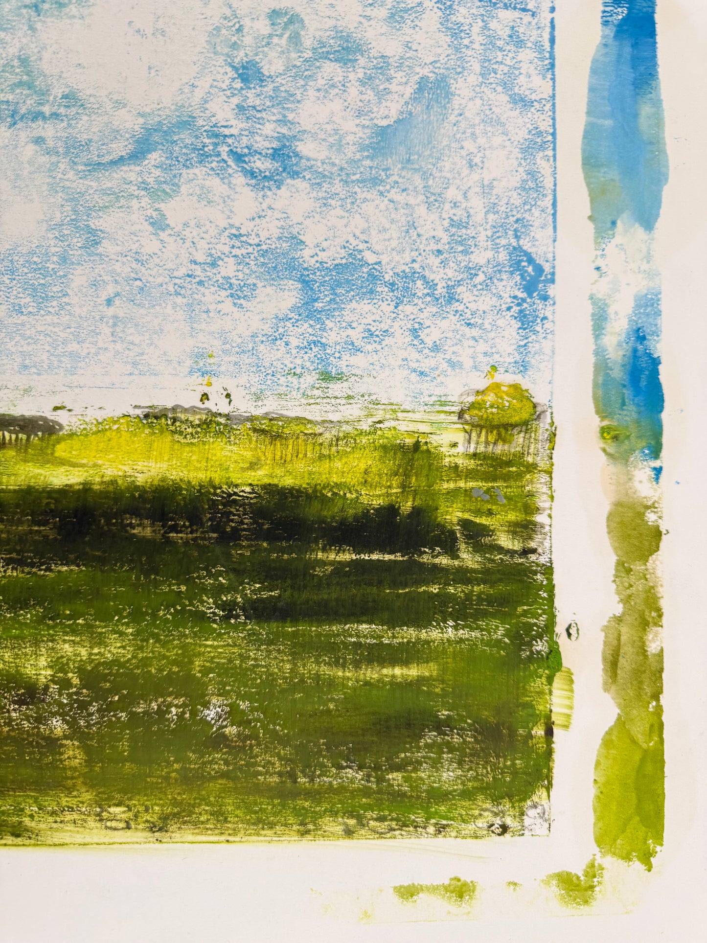 Untitled Landscape - Mixed Media
