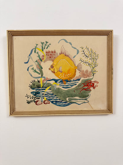 The Yellow Peril | Original Marine Watercolour | c.1930-1950