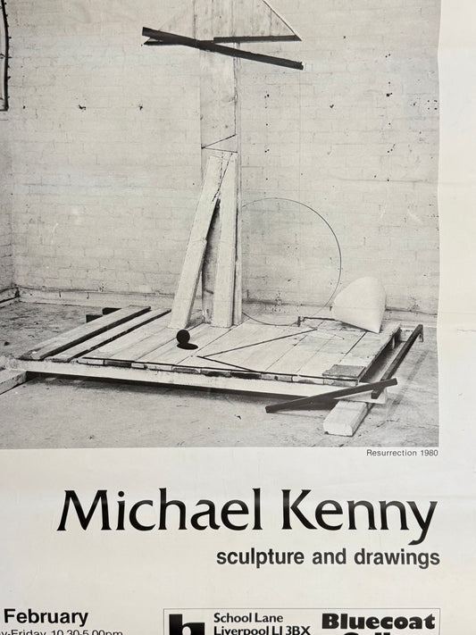 MICHAEL KENNY sculpture and drawings, Bluecoat Gallery | Art Poster