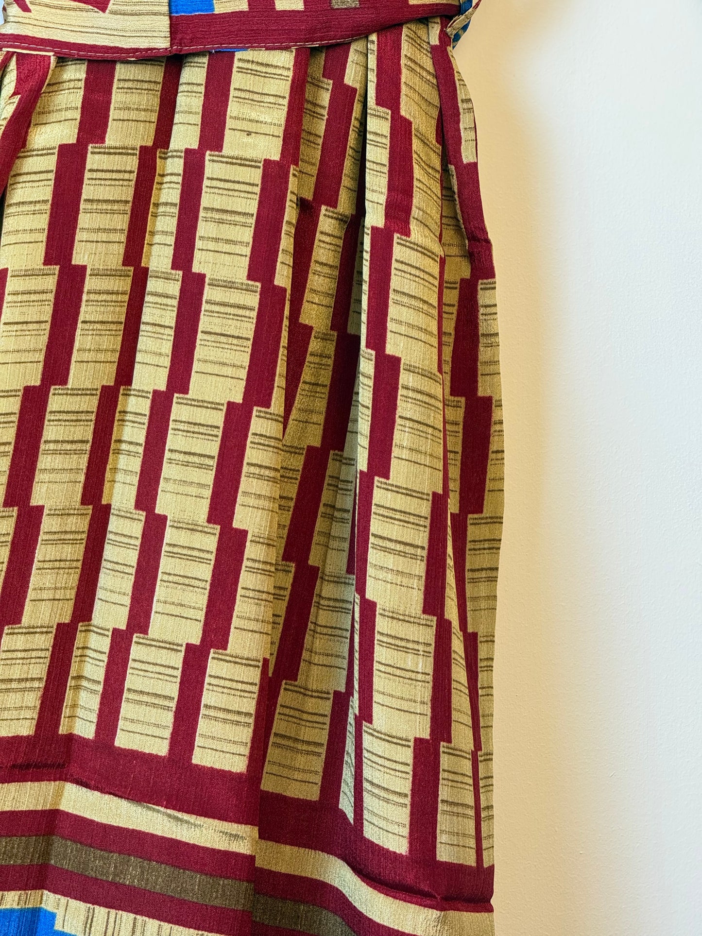 Vintage Saree Silk Kimono / Duster - Long