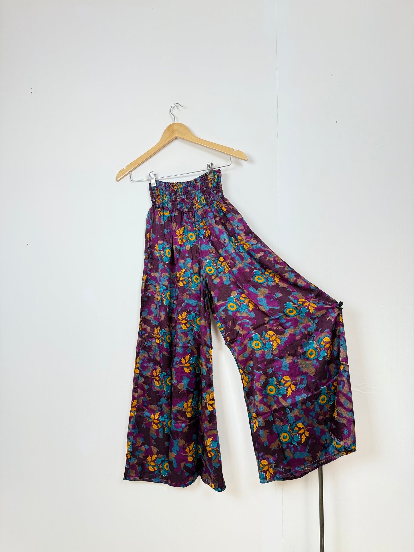 Vintage Saree Silk Trousers & Shirt Co-ordinated Set