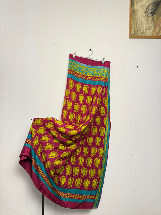 Vintage Pure Silk Saree Fabric