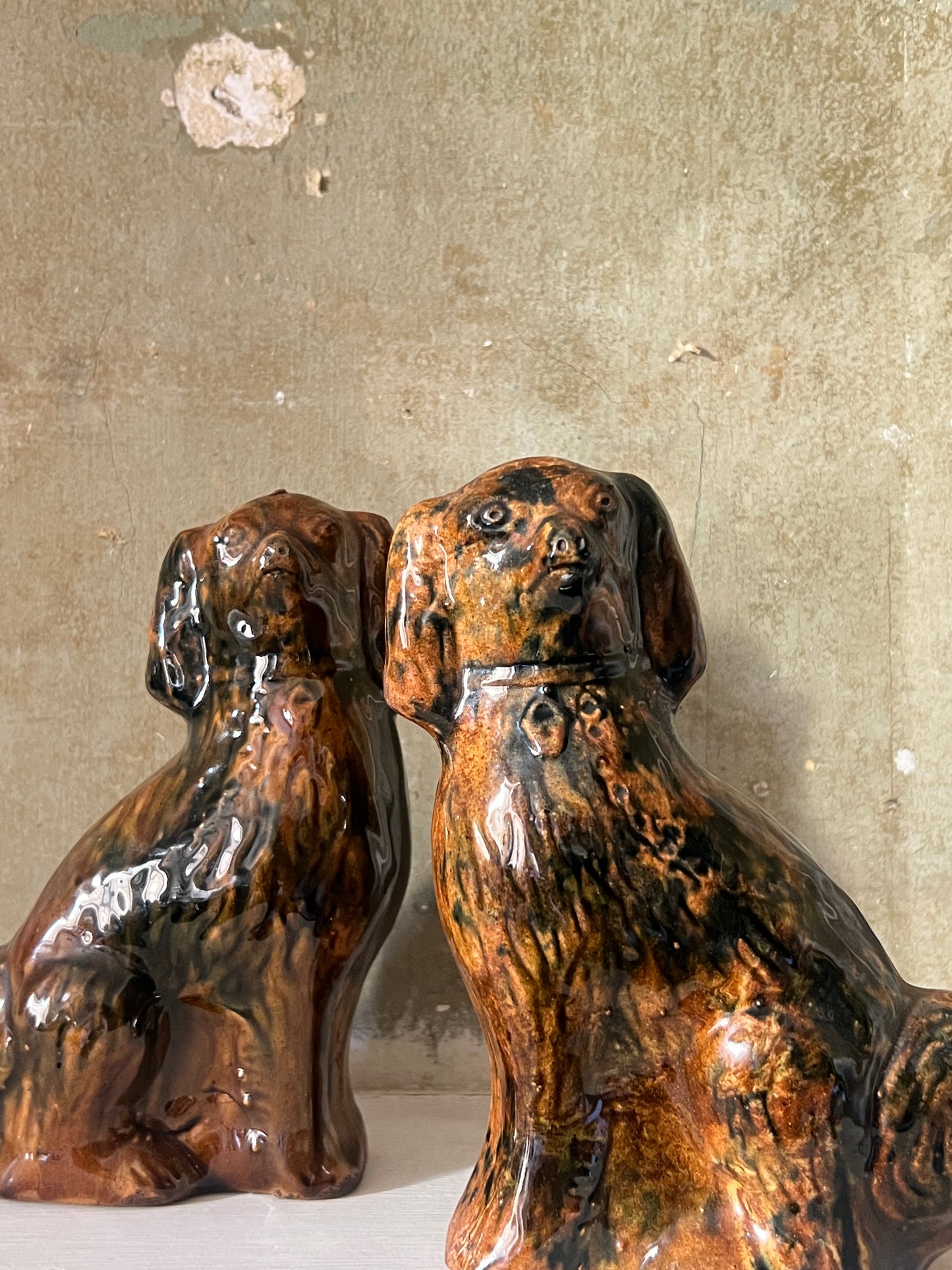 A Pair of 19th Century Morrison & Crawford Spaniels