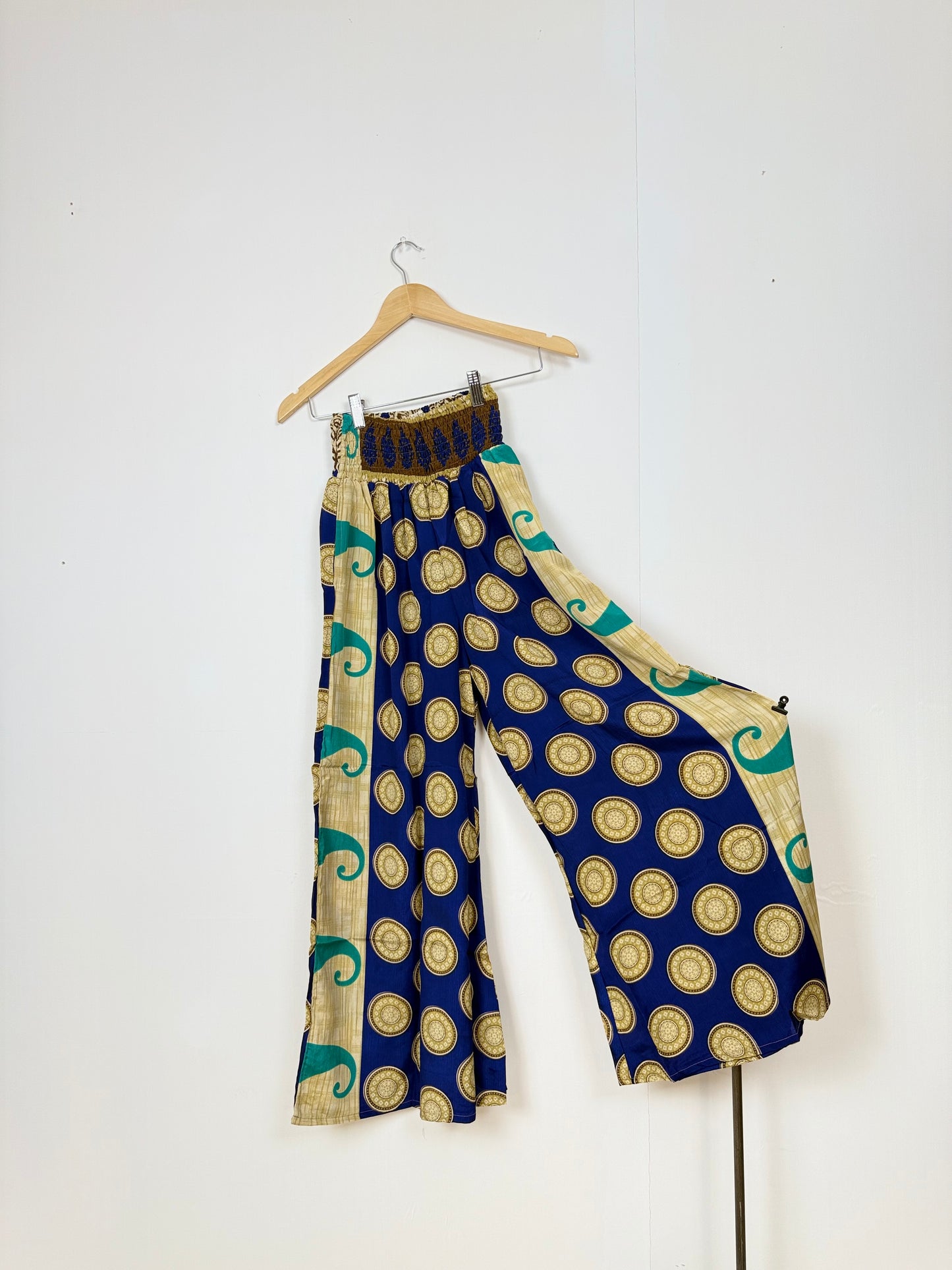 Vintage Saree Silk Trousers & Shirt Co-ordinated Set