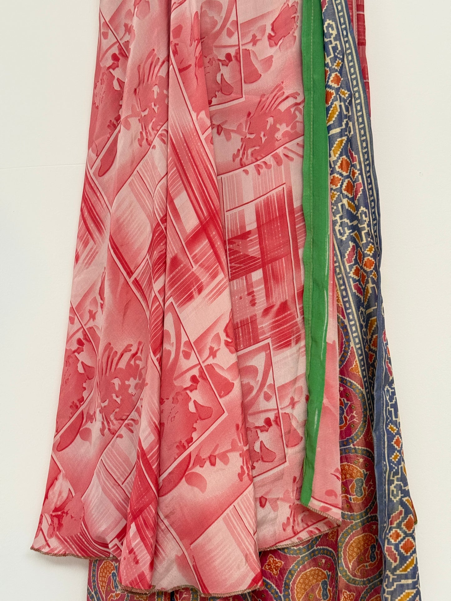 Vintage Saree Silk Wrap Skirt