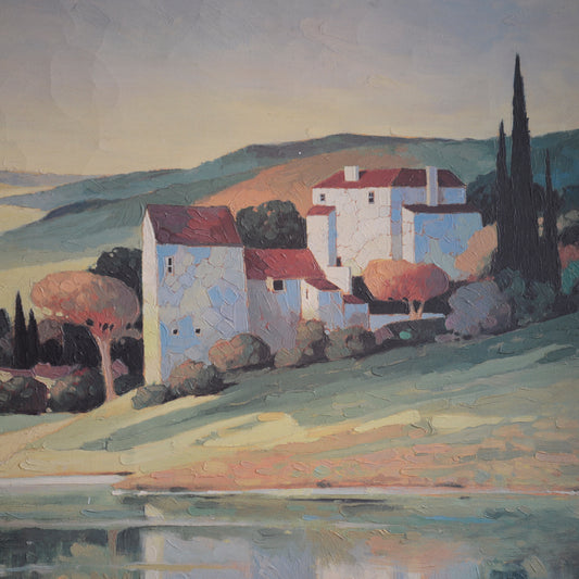 Tuscan Landscape / Max Hayslette - Giclee on Canvas