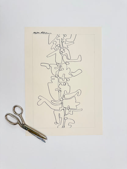 Monochromatic Original Artwork No.211 - ARTHUR ALLAN WILSON, Scottish | 1944-2024