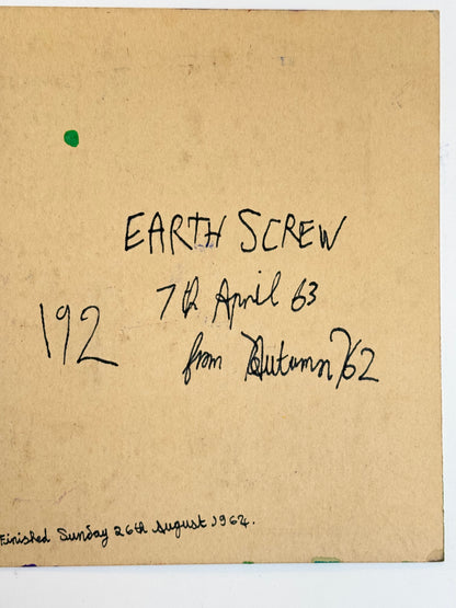 No.192 Earth Screw - PETER CROTTY, British | 1943-present