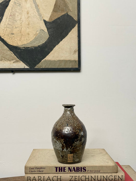 Oxshott Studio Pottery Vase with lip - DENISE WREN, British/Australian | 1891-1979