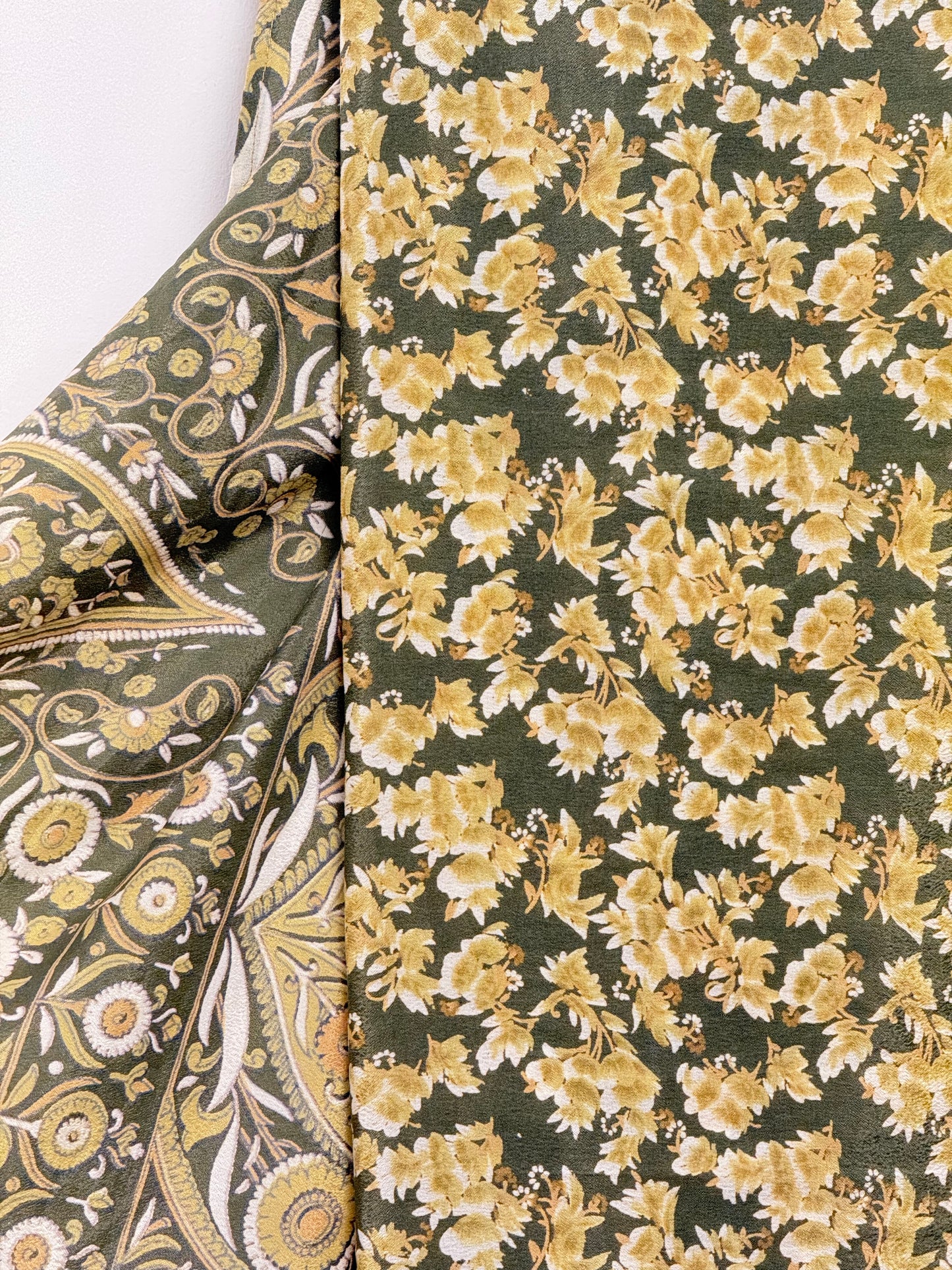 Vintage Pure Silk Saree Fabric