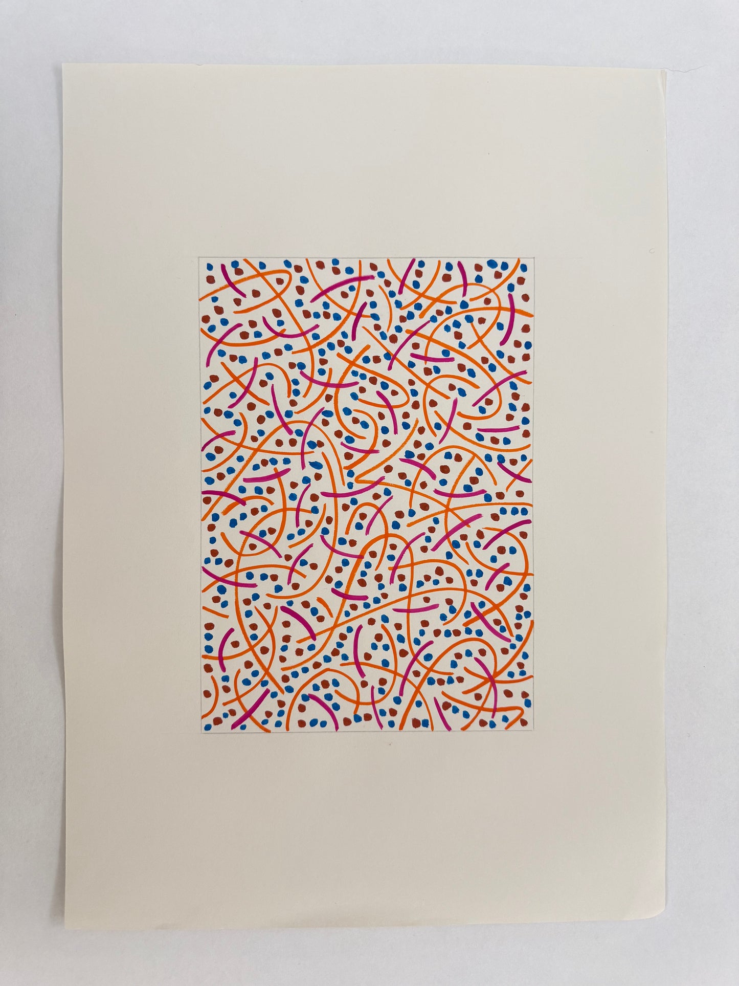 Pointillist Ink on Paper Original Artwork No.25 - ARTHUR ALLAN WILSON, Scottish | 1944-2024