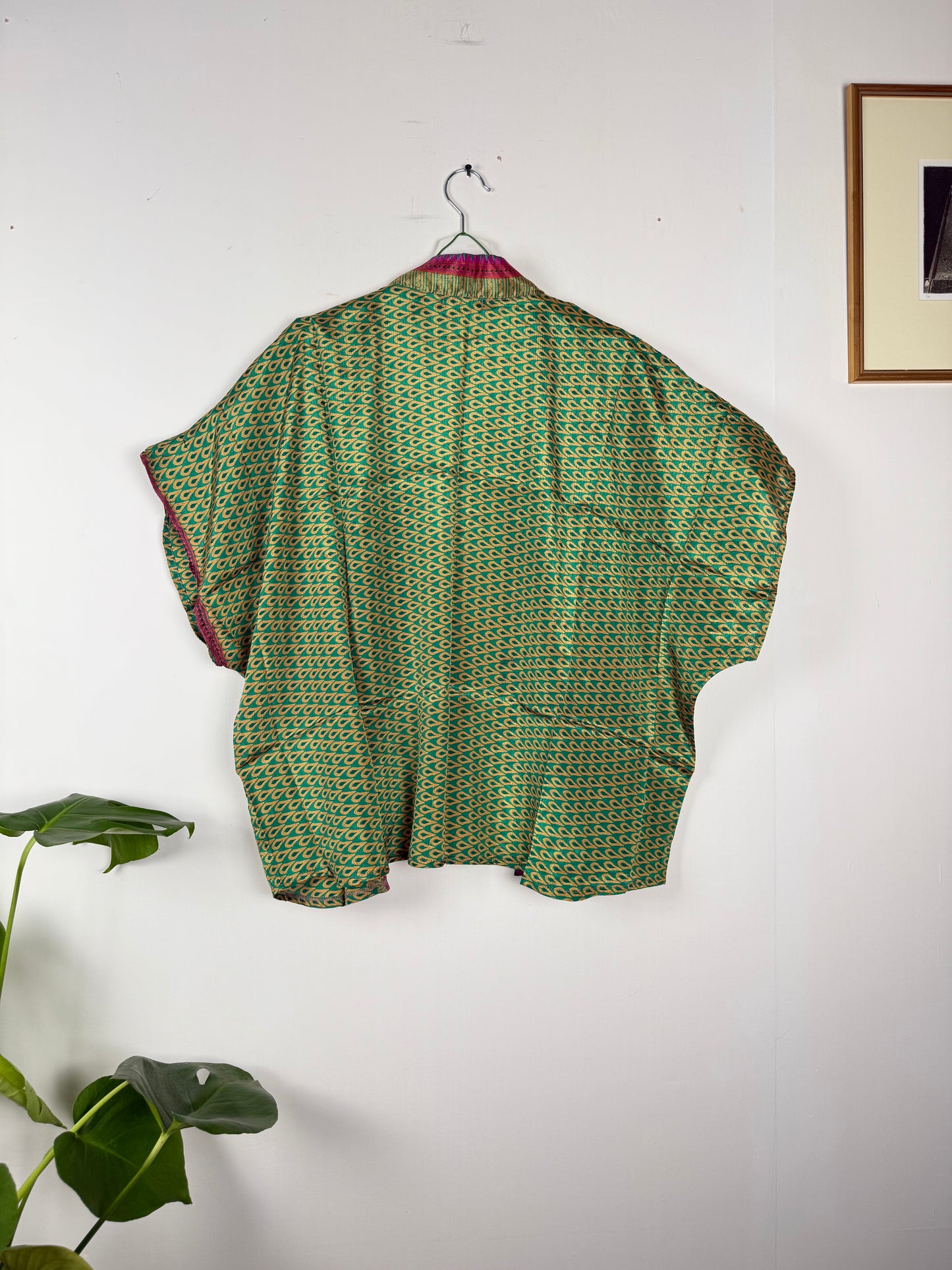 Vintage Saree Silk Shrug Blouse