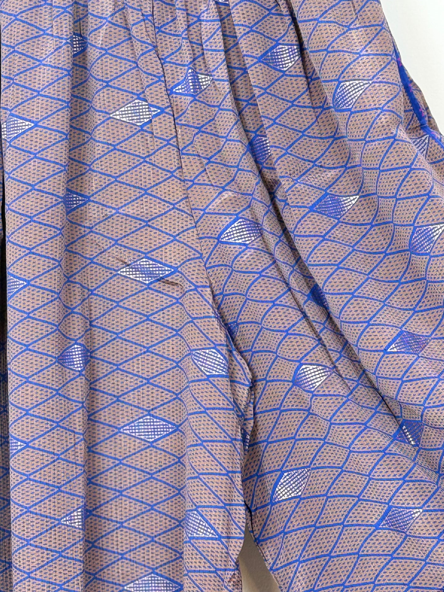Vintage Saree Silk Trousers & Shirt Co-ordinated Set