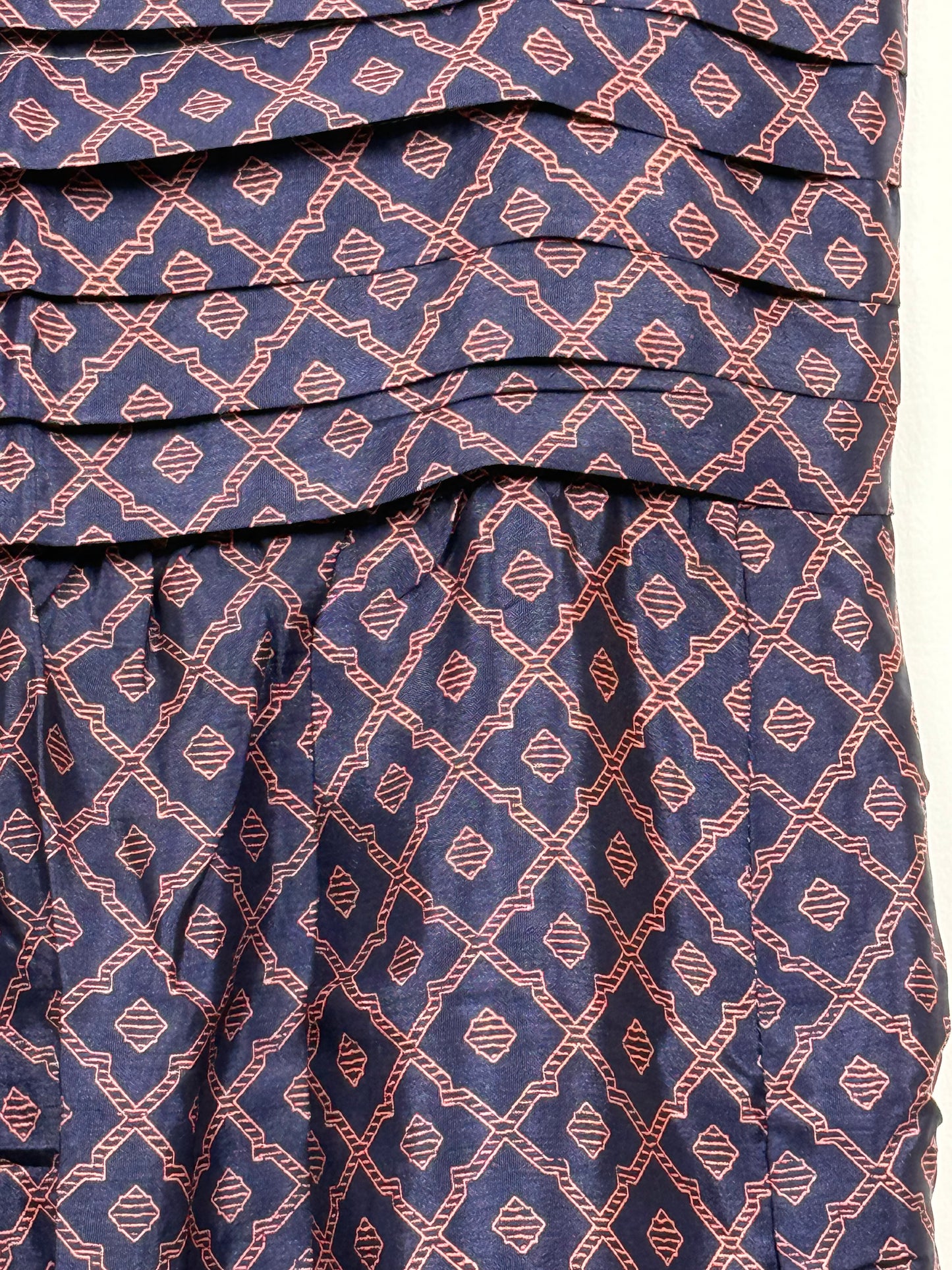 Vintage Saree Silk Pleated Skirt