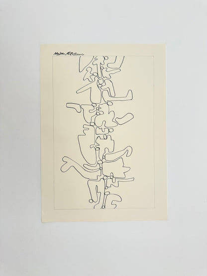 Monochromatic Original Artwork No.211 - ARTHUR ALLAN WILSON, Scottish | 1944-2024