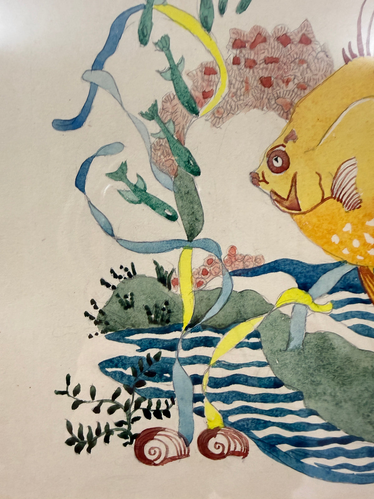 The Yellow Peril | Original Marine Watercolour | c.1930-1950