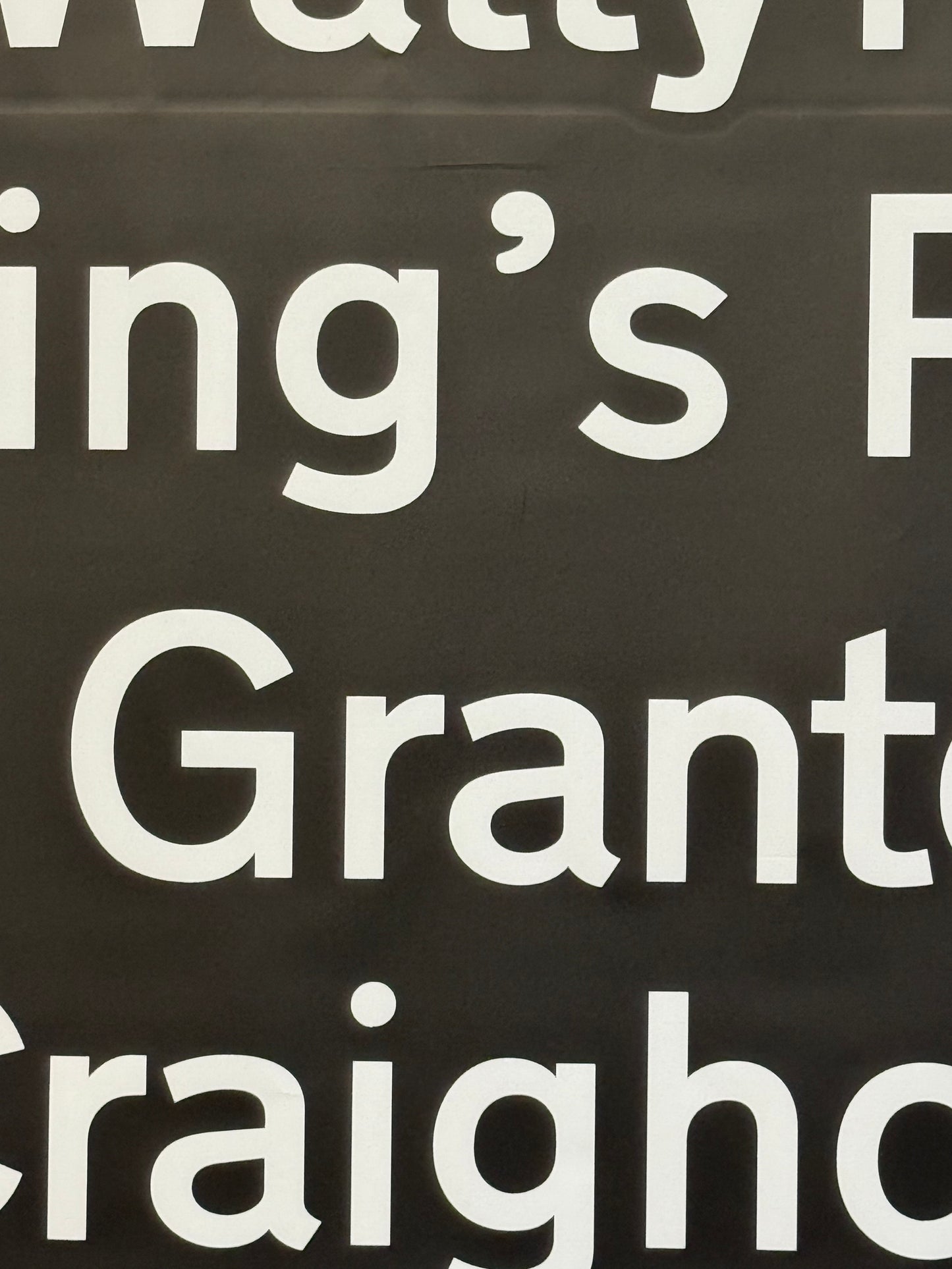 Edinburgh Destination Bus Blind - Willowbrae to Kings Buildings