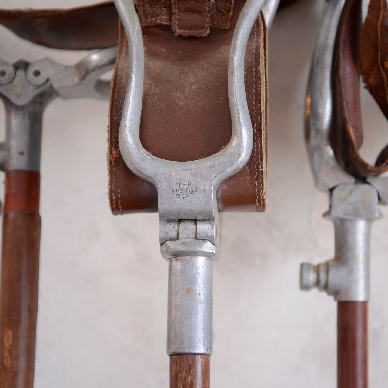 Collection of Four Walking / Shooting Seat Sticks