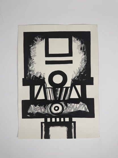 Monochromatic Original Artwork No.308- ARTHUR ALLAN WILSON, Scottish | 1944-2024