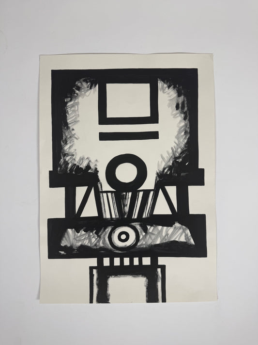 Monochromatic Original Artwork No.308- ARTHUR ALLAN WILSON, Scottish | 1944-2024
