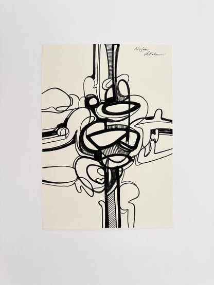 Monochromatic Original Artwork No.249 - ARTHUR ALLAN WILSON, Scottish | 1944-2024