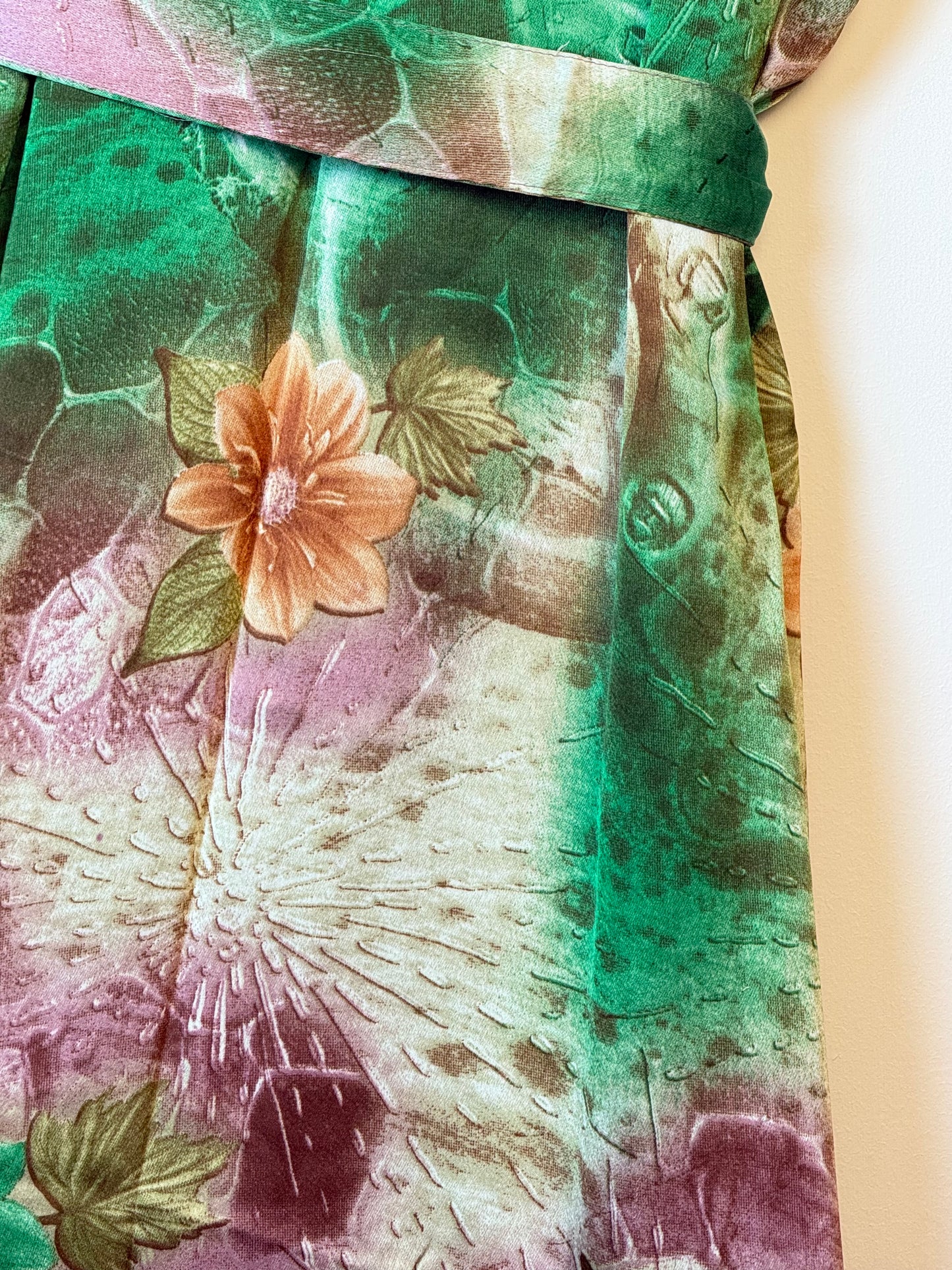 Vintage Saree Silk Kimono / Duster - Long