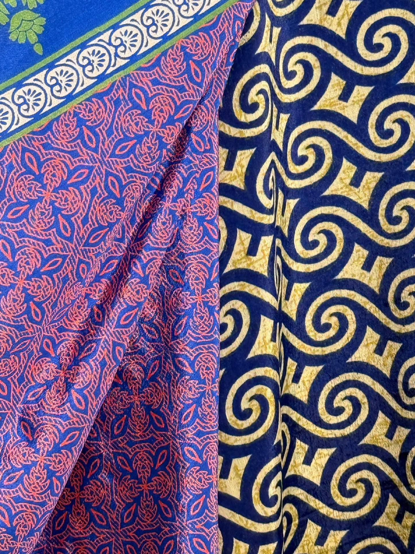 Vintage Saree Silk Wrap Skirt