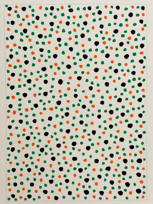 Pointillist Ink on Paper Original Artwork No.3 - ARTHUR ALLAN WILSON, Scottish | 1944-2024