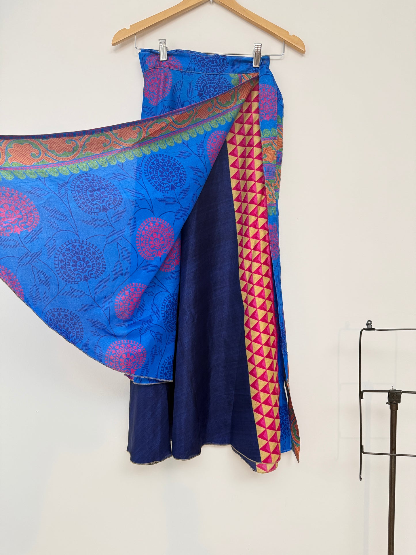 Vintage Saree Silk Wrap Skirt