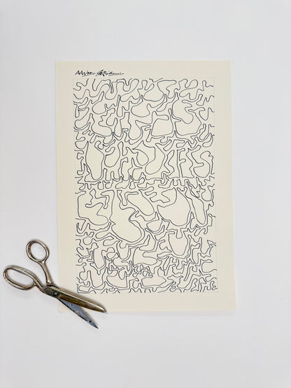 Monochromatic Original Artwork No.227- ARTHUR ALLAN WILSON, Scottish | 1944-2024