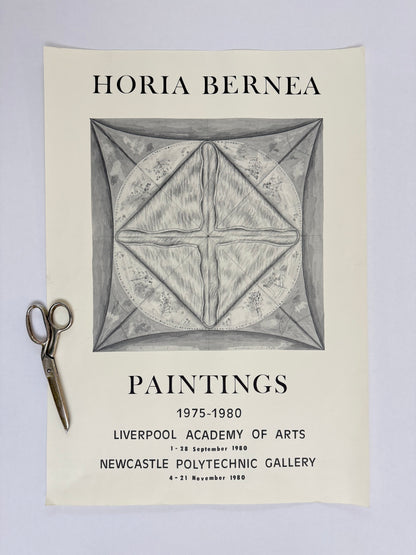 HORIA BERNEA Paintings 1975-1980, Liverpool Academy of Arts | Art Poster