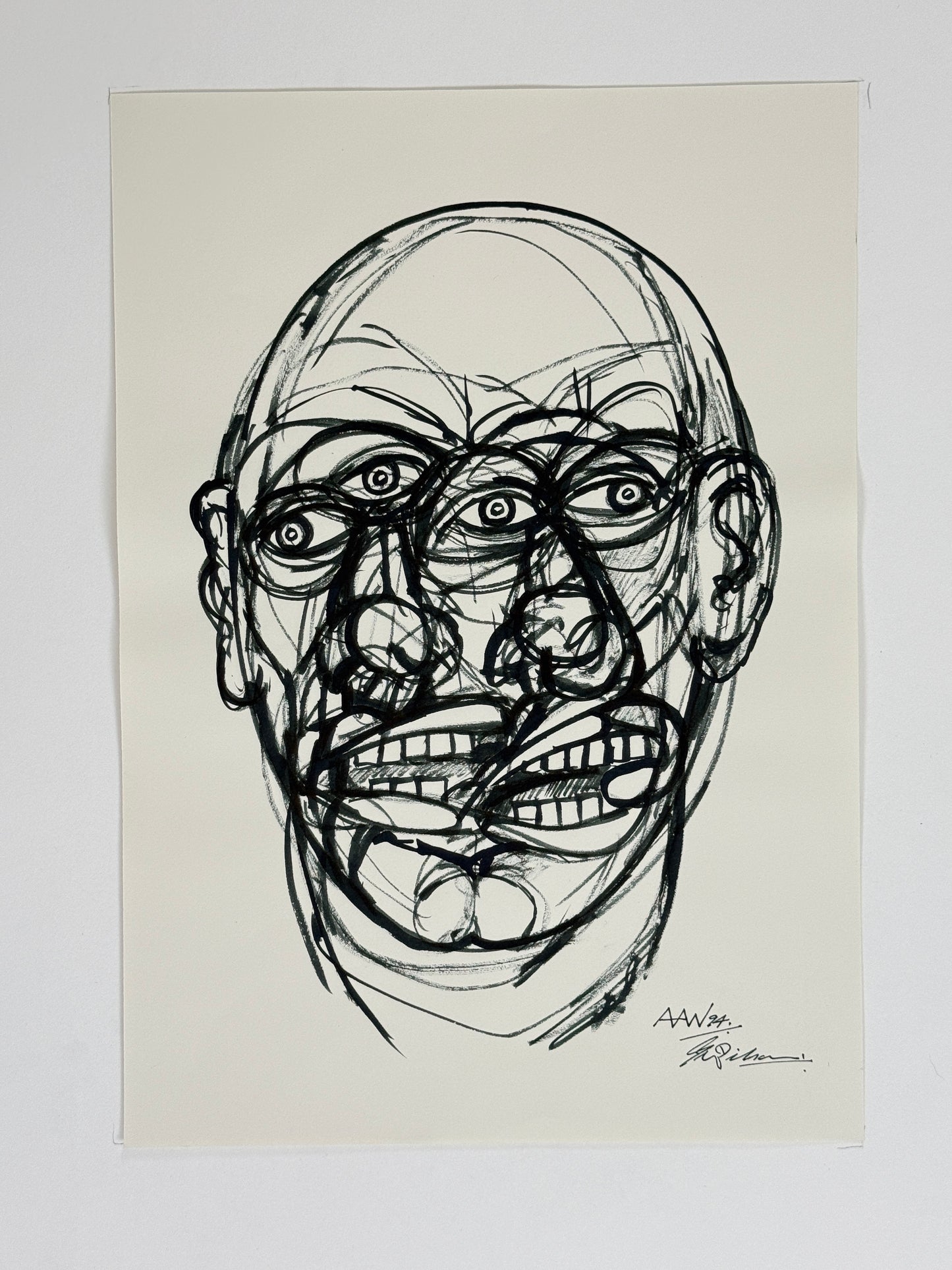 Monochromatic Original Artwork No.283 - ARTHUR ALLAN WILSON, Scottish | 1944-2024
