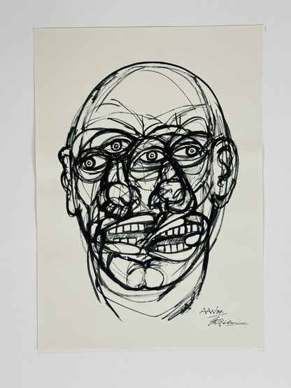 Monochromatic Original Artwork No.283 - ARTHUR ALLAN WILSON, Scottish | 1944-2024
