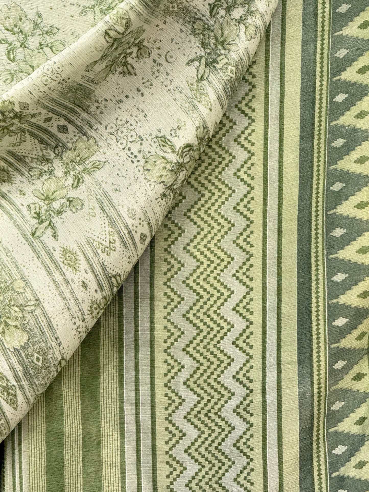 Vintage Pure Silk Saree Fabric