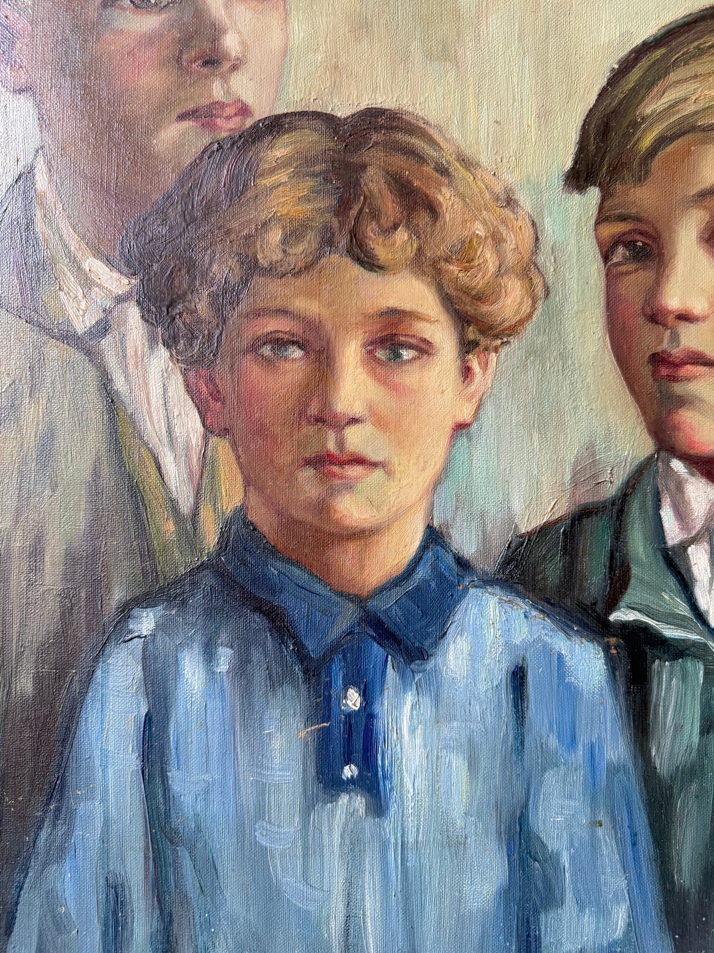 Portrait of Five Children, 1939 | French or Belgian School