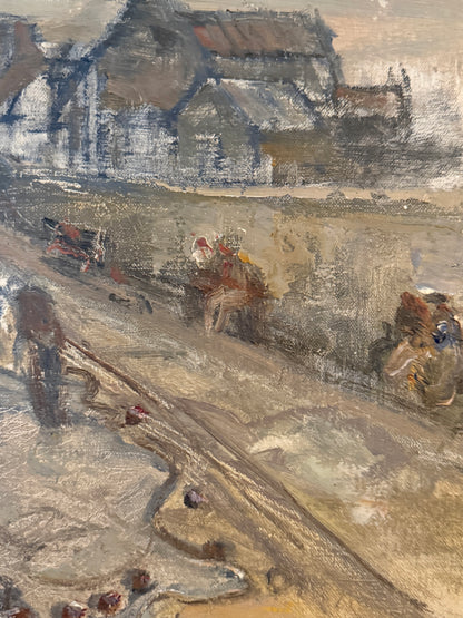 Street Scene - DAVID M. SUTHERLAND RSA | Scottish, 1883-1973