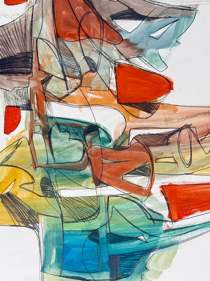 Colour Wash Original Artwork No.408 - ARTHUR ALLAN WILSON, Scottish | 1944-2024