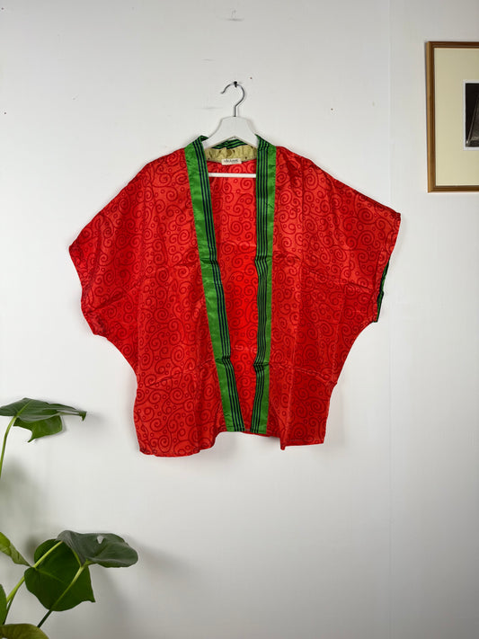 Vintage Saree Silk Shrug Blouse