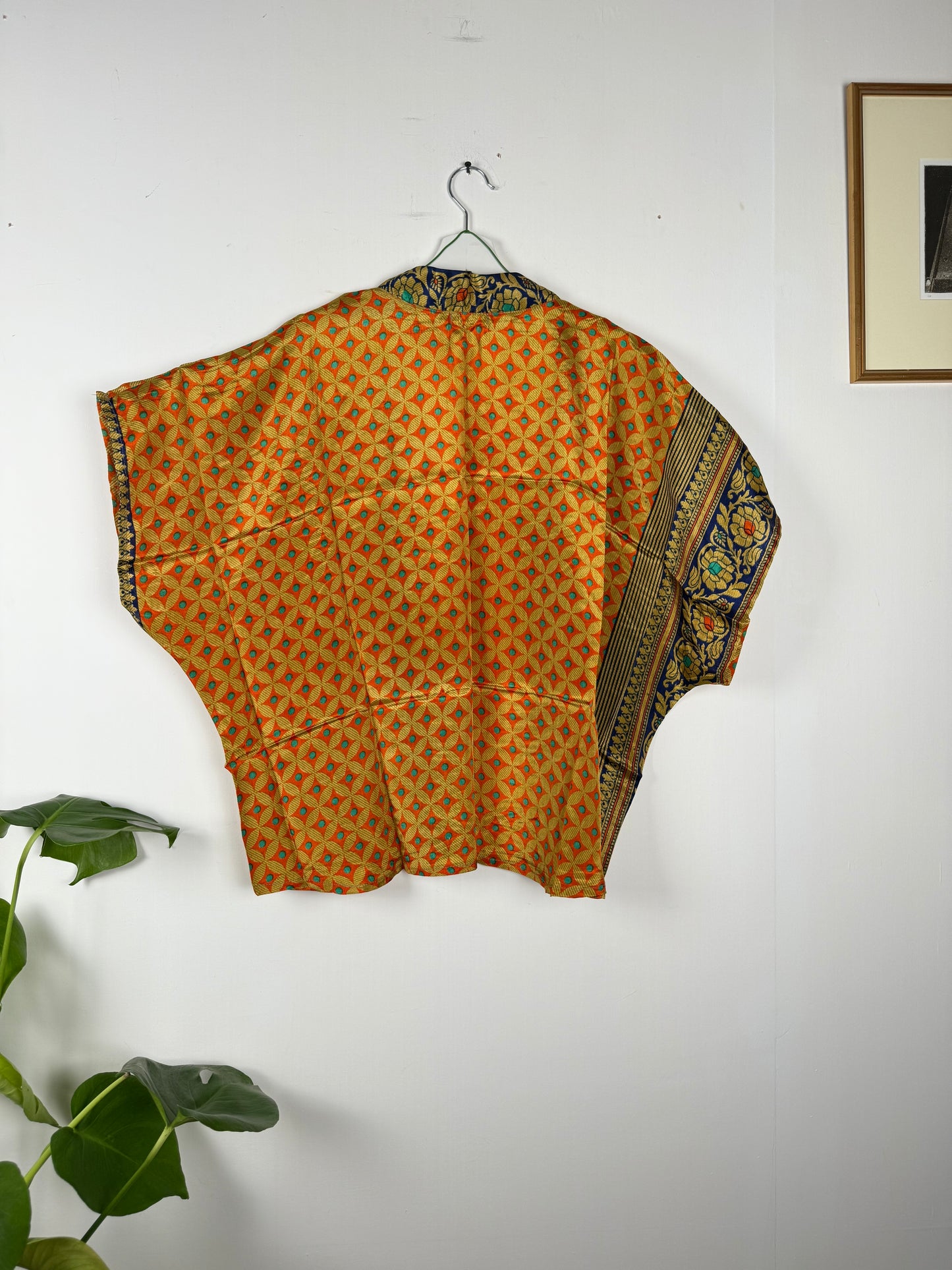 Vintage Saree Silk Shrug Blouse